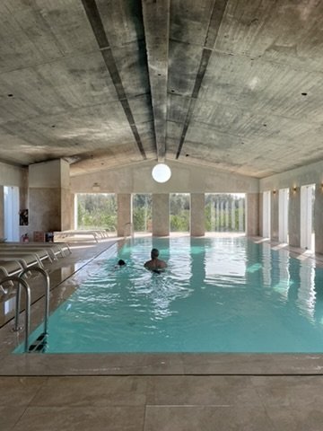 Indoor heated pool, used year-round